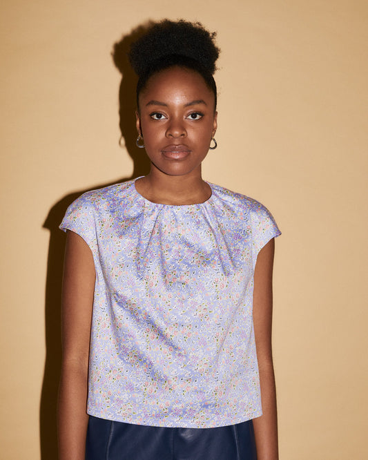 La blouse froncée