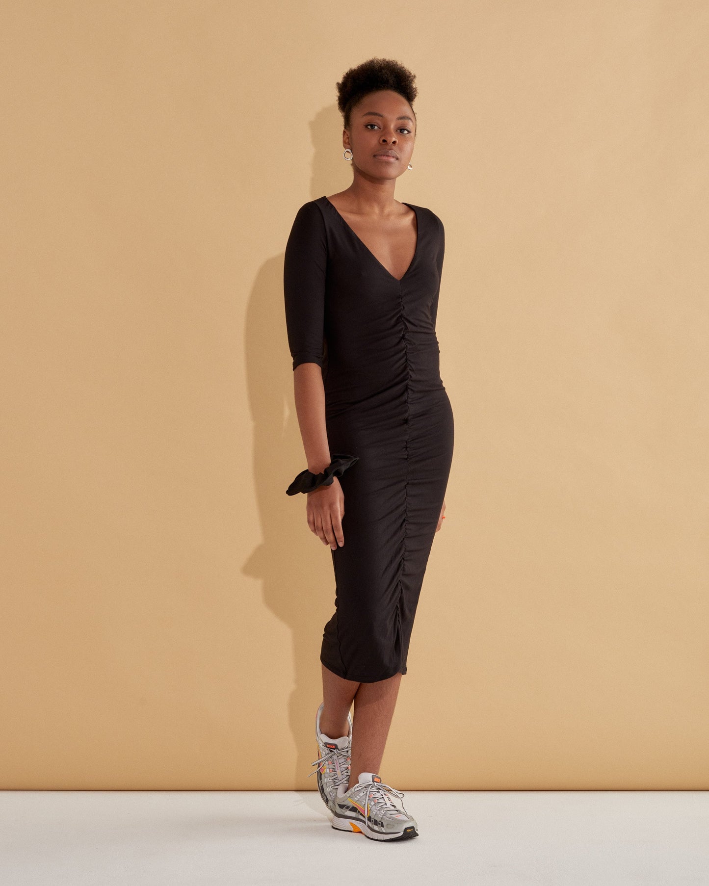 La robe froncée midi